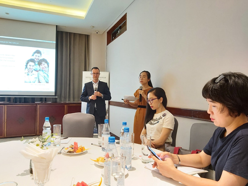 Ông Marc Emmanuel - Tổng quản lý Shilla Monogram Quangnam Danang giới thiệu về khu nghỉ dưỡng 